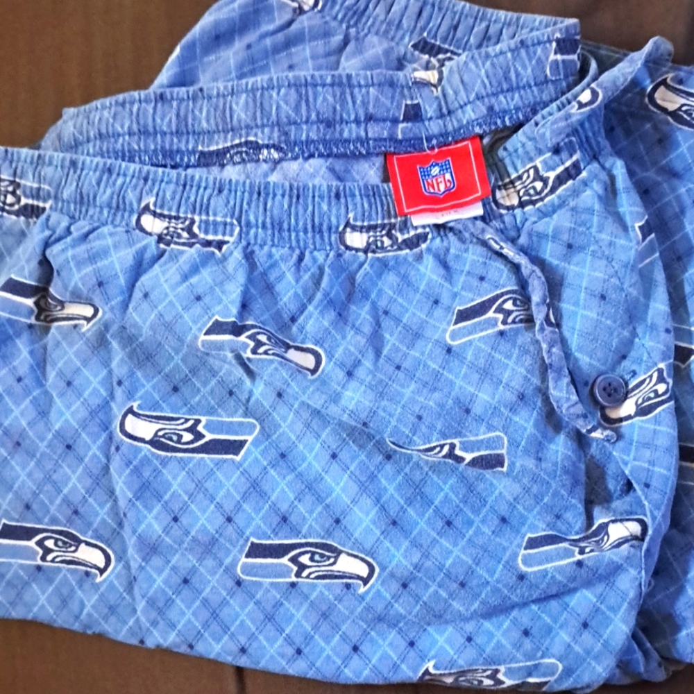 NFL Seattle Seahawks XL pajama pants drawstring
